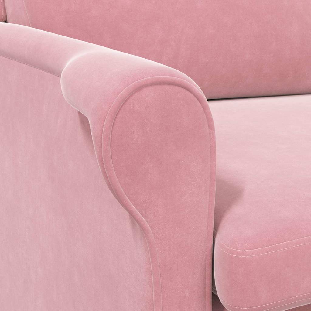 vidaXL Sessel Rosa 76 x 94 x 102 cm Samt