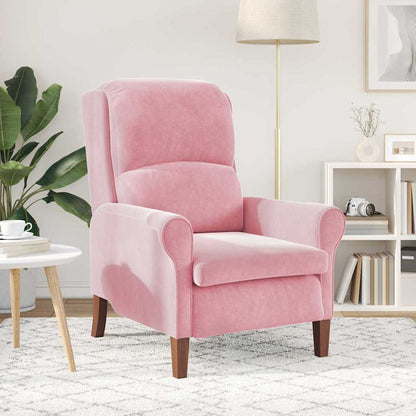 vidaXL Sessel Rosa 76 x 94 x 102 cm Samt
