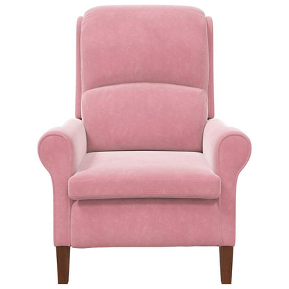 vidaXL Sessel Rosa 76 x 94 x 102 cm Samt