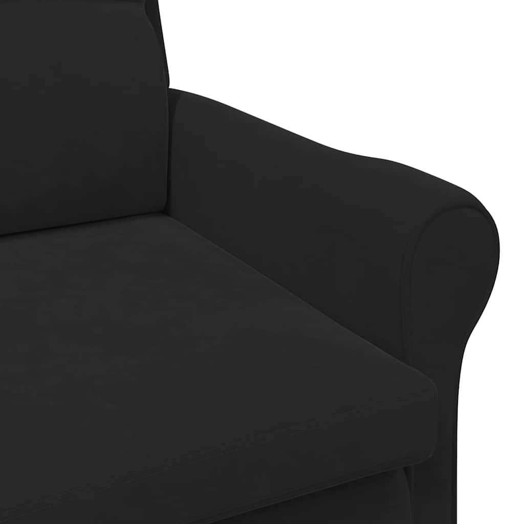 vidaXL Sessel Schwarz 76 x 94 x 102 cm Samt