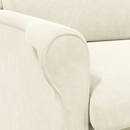 vidaXL Sessel Creme 76 x 94 x 102 cm Samt