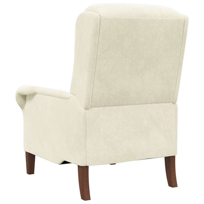 vidaXL Sessel Creme 76 x 94 x 102 cm Samt