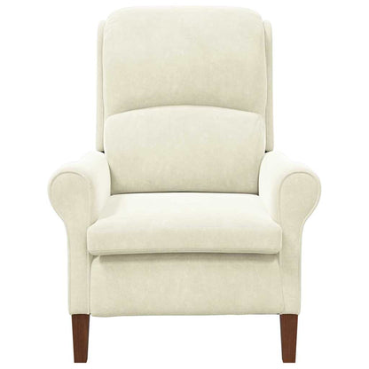 vidaXL Sessel Creme 76 x 94 x 102 cm Samt