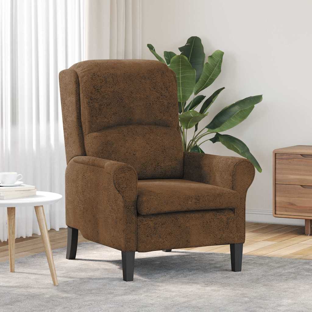 vidaXL Sessel Braun 76 x 94 x 102 cm Kunstleder