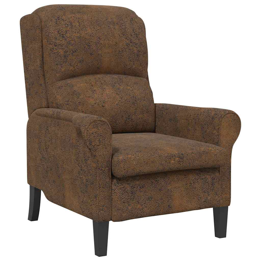 vidaXL Sessel Braun 76 x 94 x 102 cm Kunstleder