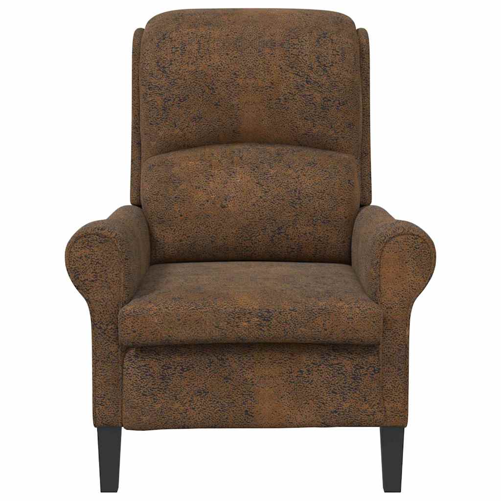 vidaXL Sessel Braun 76 x 94 x 102 cm Kunstleder