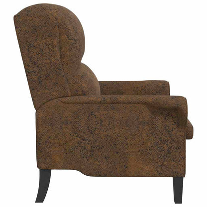 vidaXL Sessel Braun 76 x 94 x 102 cm Kunstleder