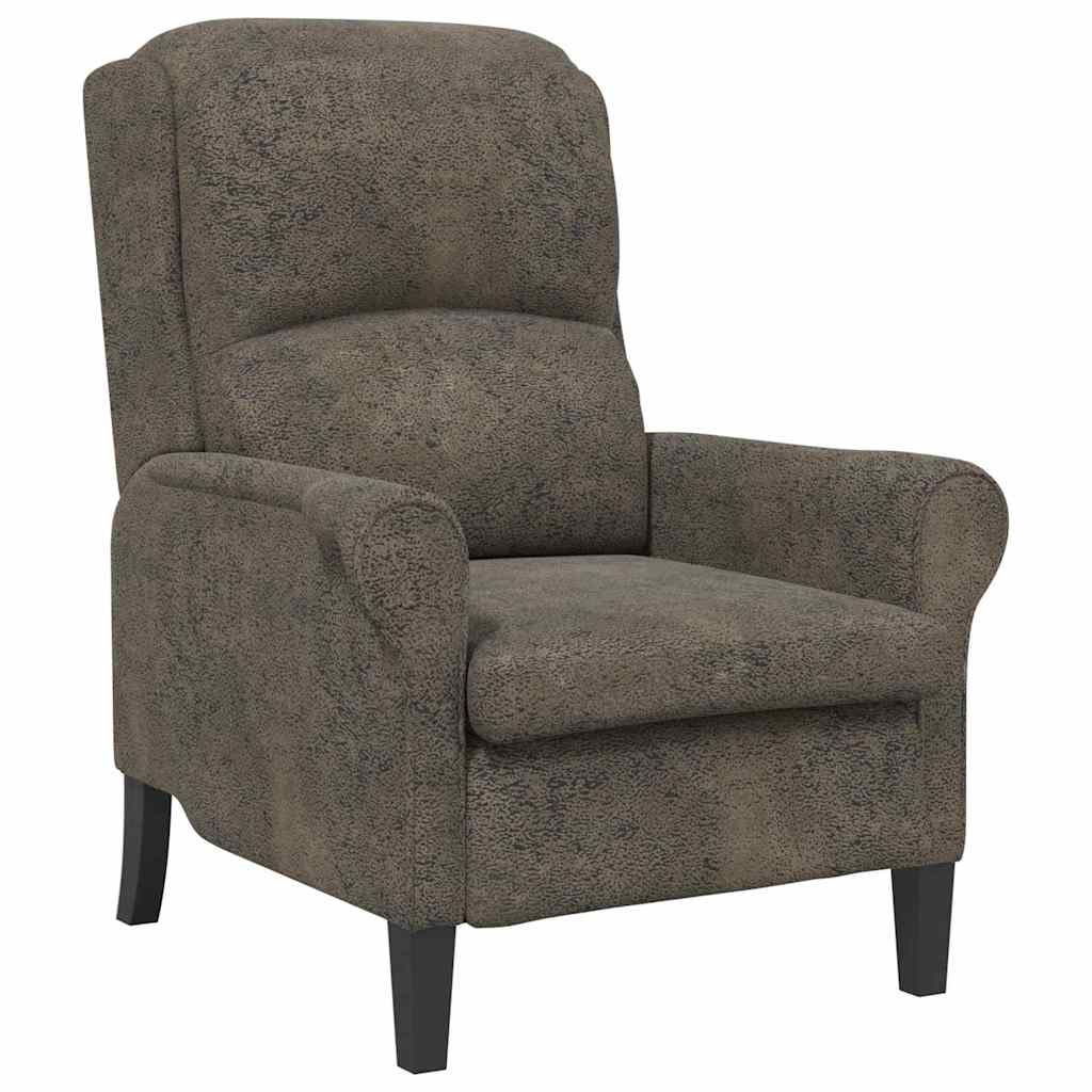 vidaXL Sessel Dunkelgrau 76 x 94 x 102 cm Kunstleder