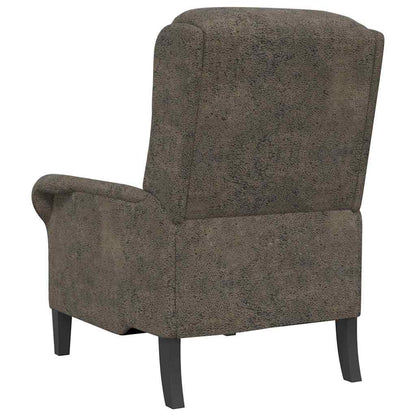 vidaXL Sessel Dunkelgrau 76 x 94 x 102 cm Kunstleder