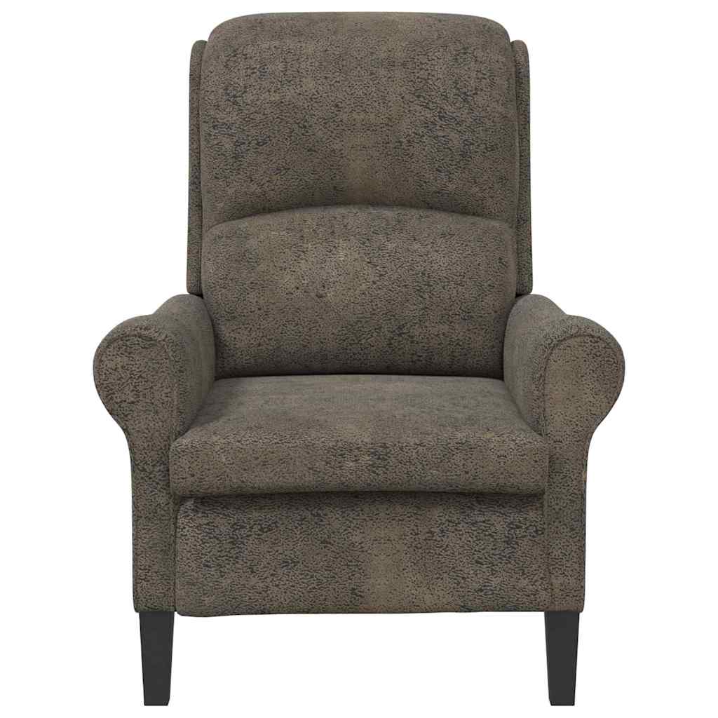 vidaXL Sessel Dunkelgrau 76 x 94 x 102 cm Kunstleder