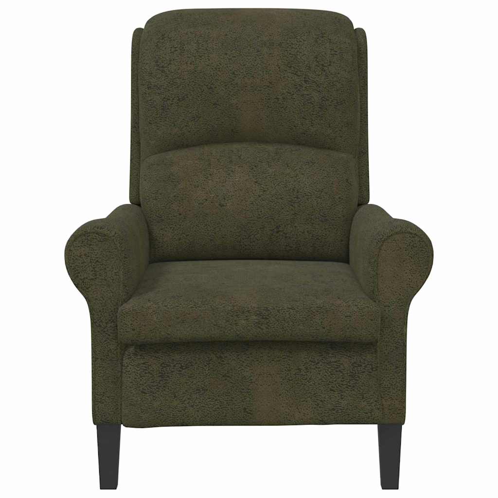 vidaXL Sessel Armeegrün 76 x 94 x 102 cm Kunstleder