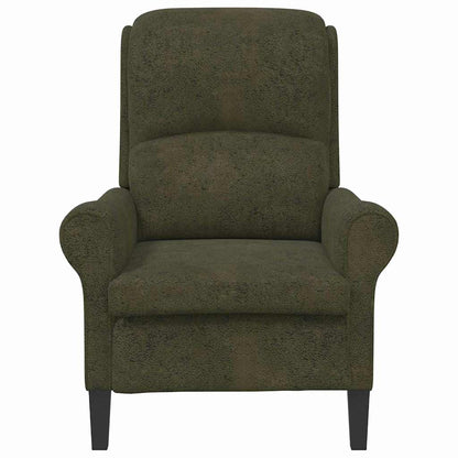 vidaXL Sessel Armeegrün 76 x 94 x 102 cm Kunstleder