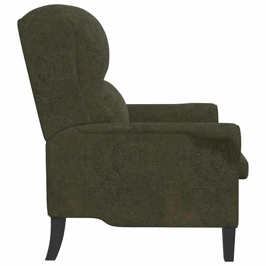 vidaXL Sessel Armeegrün 76 x 94 x 102 cm Kunstleder