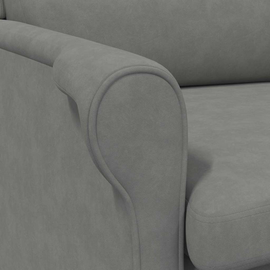 vidaXL Sessel Dunkelgrau 76 x 94 x 102 cm Mikrofaser