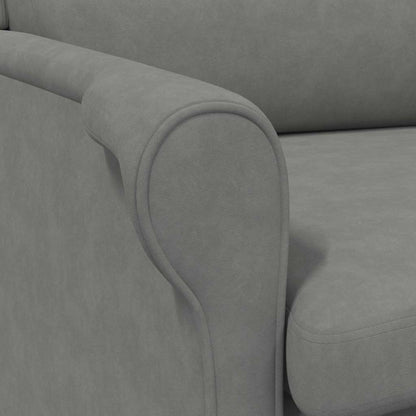 vidaXL Sessel Dunkelgrau 76 x 94 x 102 cm Mikrofaser