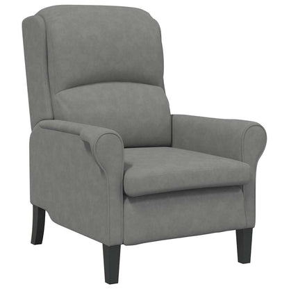 vidaXL Sessel Dunkelgrau 76 x 94 x 102 cm Mikrofaser