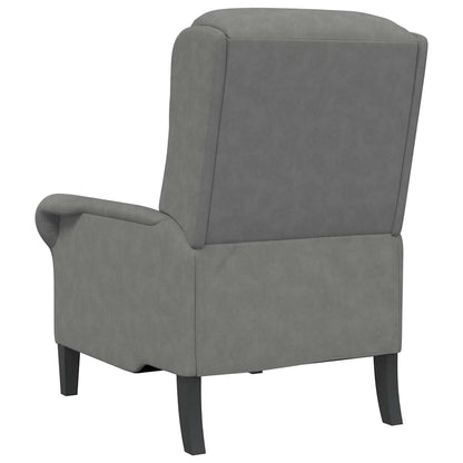 vidaXL Sessel Dunkelgrau 76 x 94 x 102 cm Mikrofaser