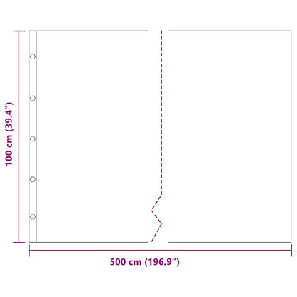 Wurzelsperre Schwarz 1 x 5 m Polyethylen