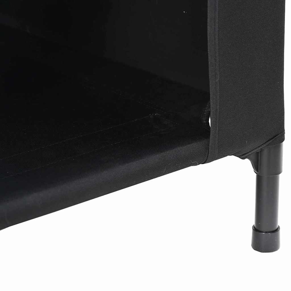 Haustierhaus Schwarz 110 x 75 x 90 cm Stahl