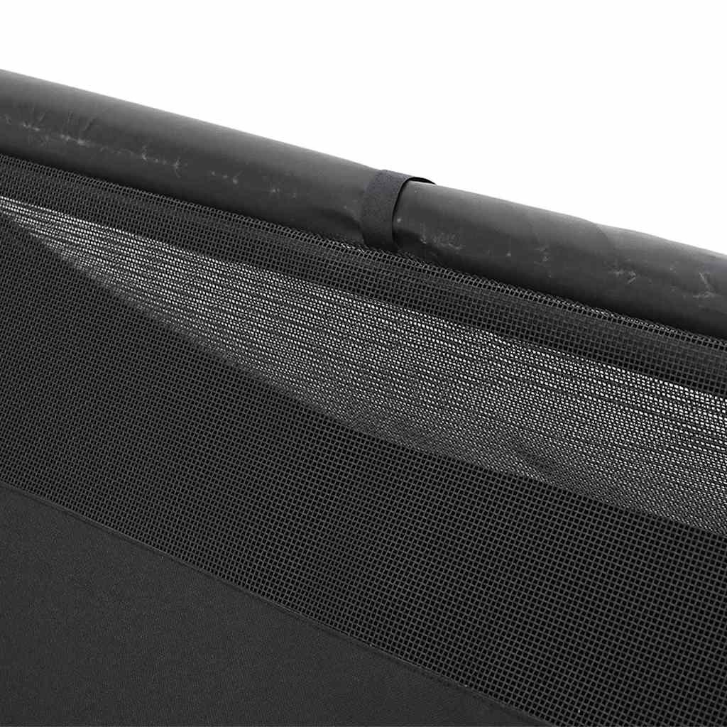 Haustierhaus Schwarz 110 x 75 x 90 cm Stahl