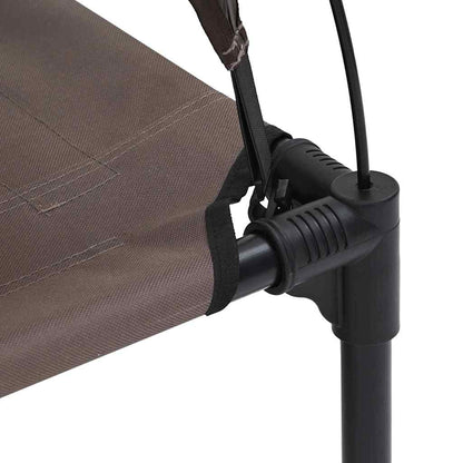 Hundebett Braun 76 x 62 x 70,5 cm Stahl