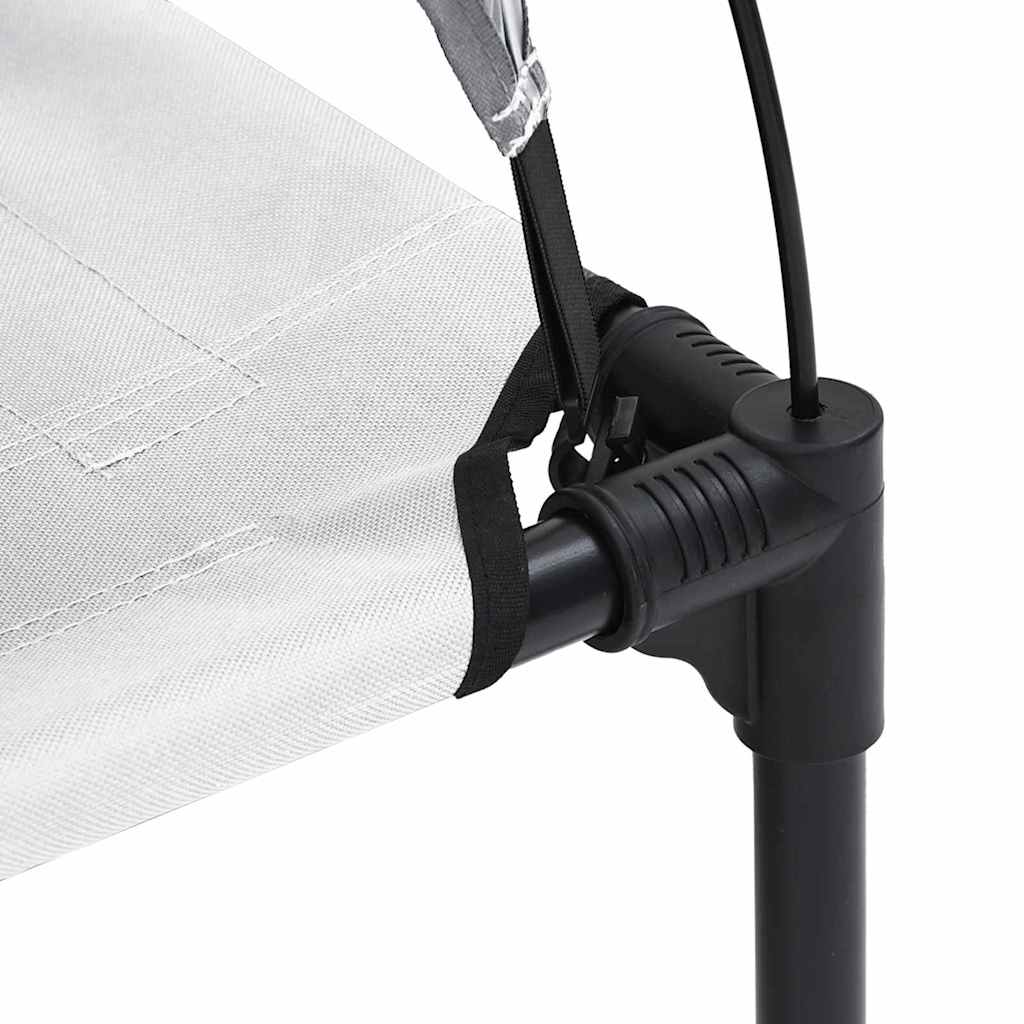 Hundebett Silber Grau 62 x 48 x 61 cm Stahl