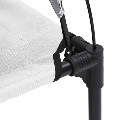 Hundebett Silber Grau 62 x 48 x 61 cm Stahl