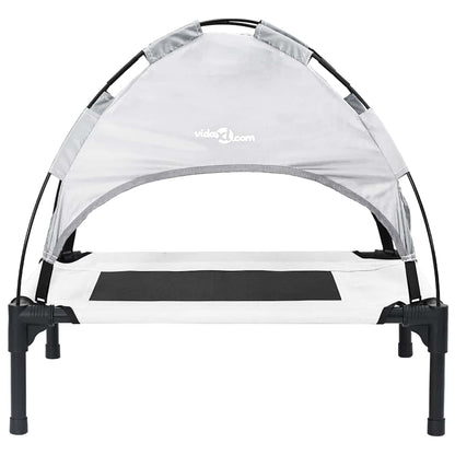 Hundebett Silber Grau 62 x 48 x 61 cm Stahl