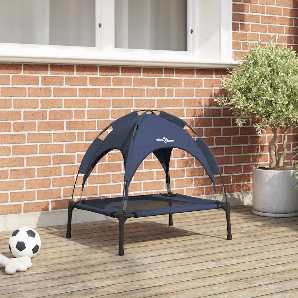 Hundebett Marineblau 62 x 48 x 61 cm Stahl