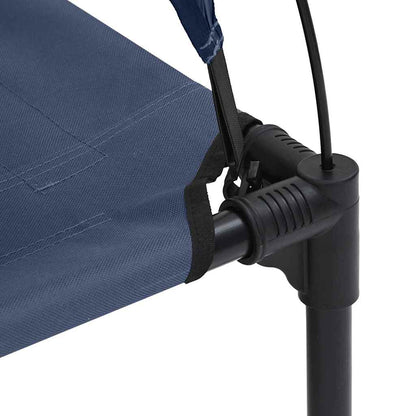 Hundebett Marineblau 76 x 62 x 70,5 cm Stahl