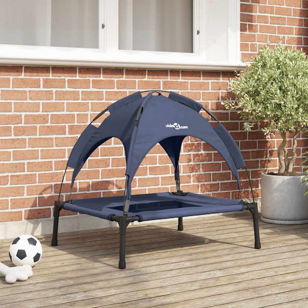 Hundebett Marineblau 76 x 62 x 70,5 cm Stahl