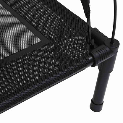 Hundebett Schwarz 63 x 49,5 x 60 cm Stahl