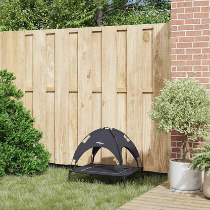 Hundebett Schwarz 63 x 49,5 x 60 cm Stahl