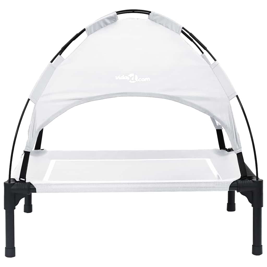 Hundebett Silber Grau 71 x 64 x 71 cm Stahl