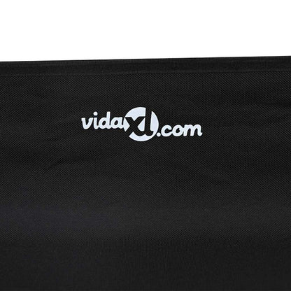 Hundebett Schwarz 75 x 75 x 30 cm Stahl