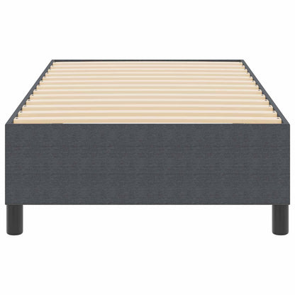 Plattformbettgestell Dunkelgrau 80 x 200 cm Stoff