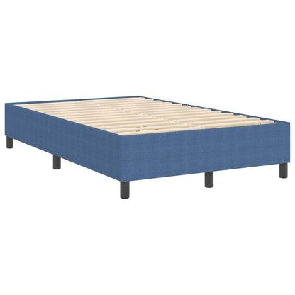 Plattformbettgestell Blau 120 x 190 cm Stoff