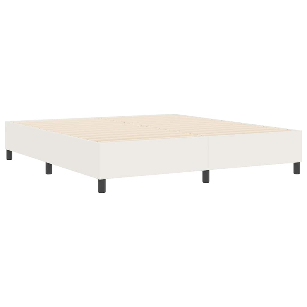 Plattformbettgestell Creme 180 x 200 cm Stoff