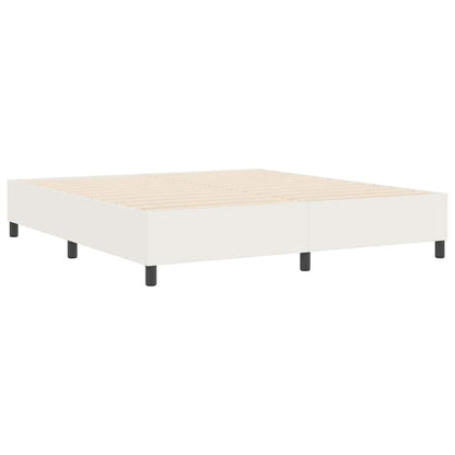 Plattformbettgestell Creme 180 x 200 cm Stoff