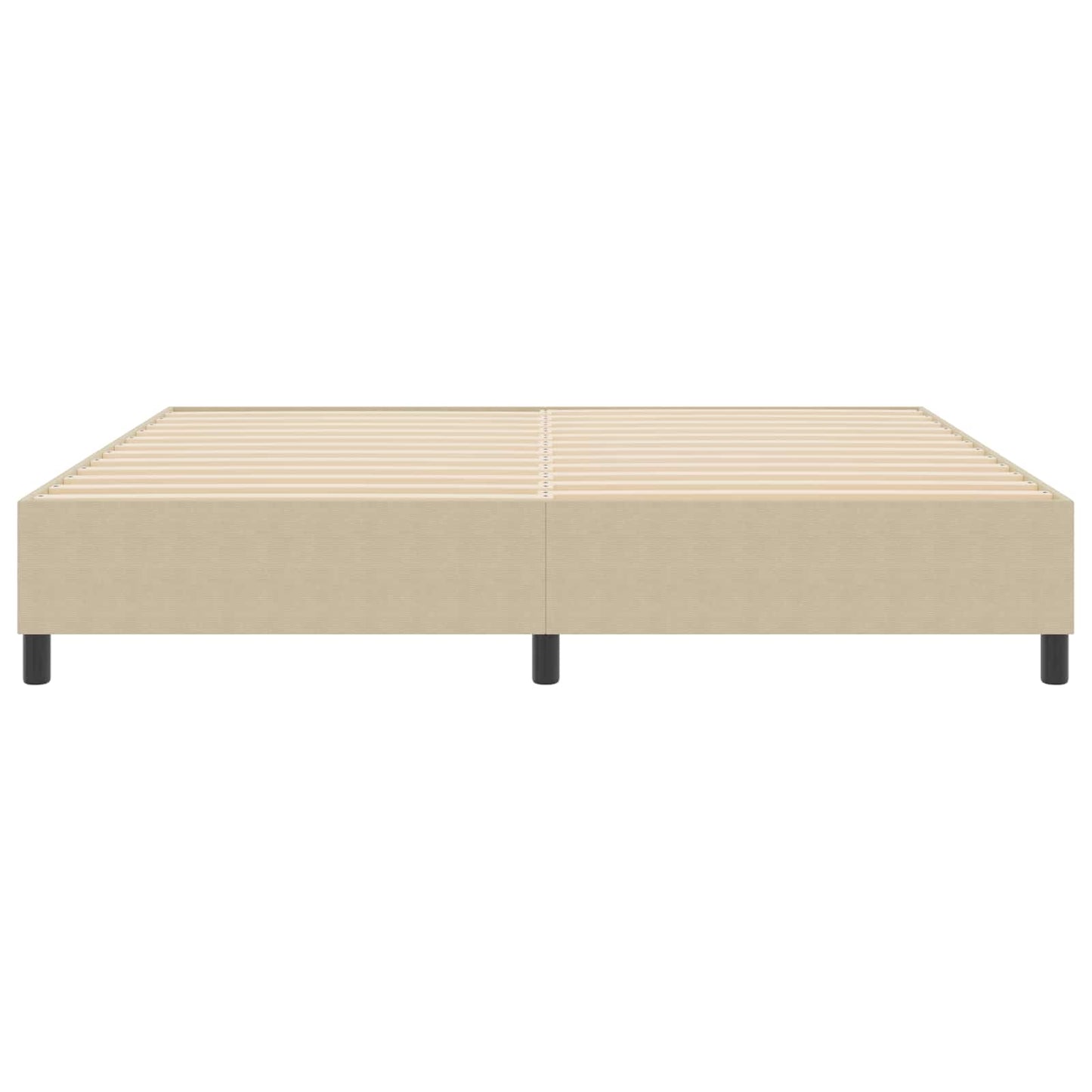 Plattformbettgestell Grau-Grün 200 x 200 cm Stoff