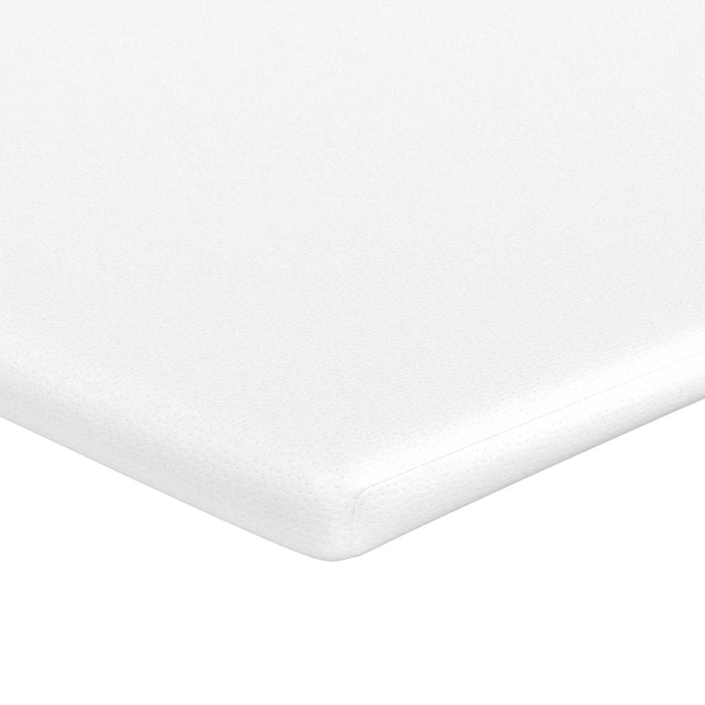 vidaXL Boxspringbett Hellgrau und Weiß 90 x 200 cm Cordstoff