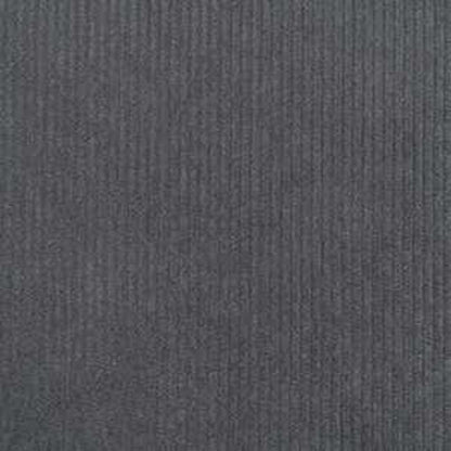 Boxspringbett Dunkelgrau und Weiß 120 x 190 cm Cordstoff