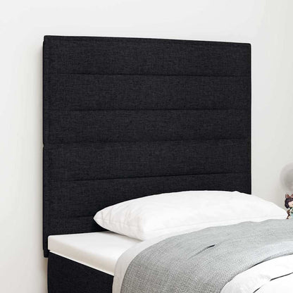 vidaXL Kopfteil mit Kopfteil Schwarz 80 cm Kunstleder