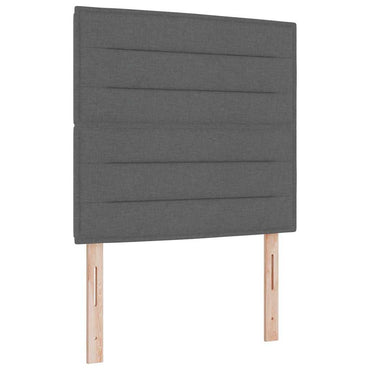 vidaXL Kopfteil mit Kopfteil Dunkelgrau 90 cm Kunstleder