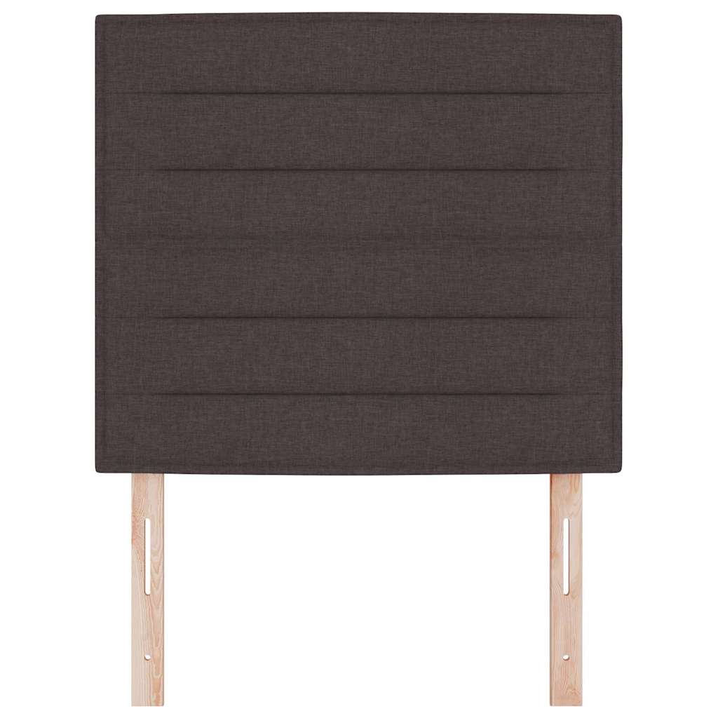vidaXL Kopfteil mit Kopfteil Dunkelbraun 90 cm Kunstleder