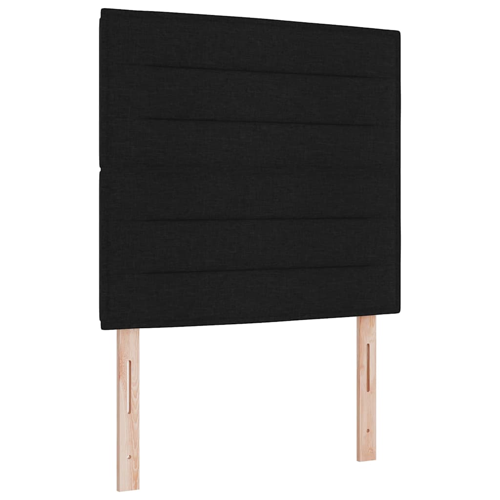 vidaXL Kopfteil mit Kopfteil Schwarz 100 cm Kunstleder