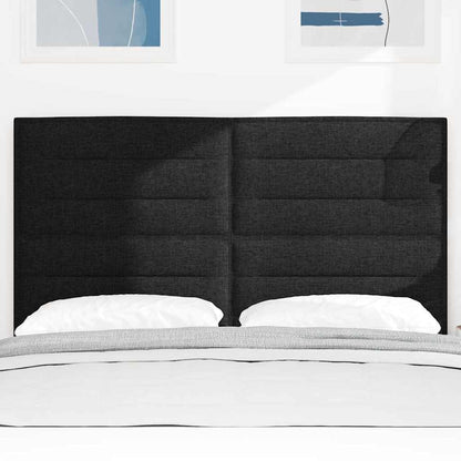 vidaXL Kopfteil mit Kopfteil Schwarz 144 cm Kunstleder