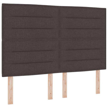 vidaXL Kopfteil Sonstiges mit Kopfteil Dunkelbraun 140 cm Stoff