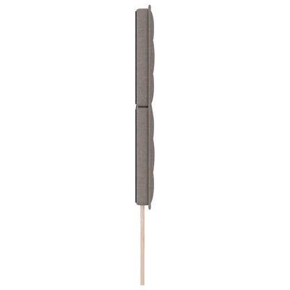 vidaXL Kopfteil mit Kopfteil Taupe 144 cm Kunstleder