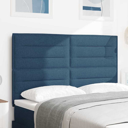 vidaXL Kopfteil mit Kopfteil Blau 144 cm Kunstleder